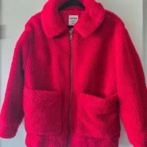 Garage Kids Red Fleece Jacket
